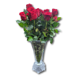 Raudona rožė 50cm-1vnt