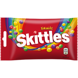 Dražė SKITTLES FRUITS, 90 g