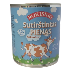 Saldintas sutirštintas...