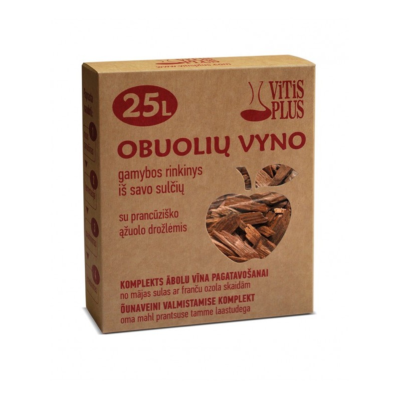 Obuolių vyno gamybos rinkinys
