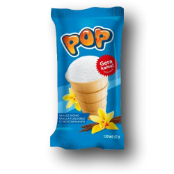 POP vaniliniai  ledai 120ml.
